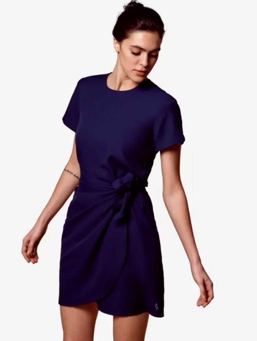 NWOT A. Putnam Wrap Short Sleeve Golf Dress. Size L